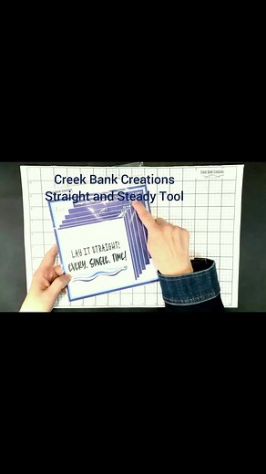 Using the Straight and Steady tool on scrapbook layouts! | Creek Bank Creations