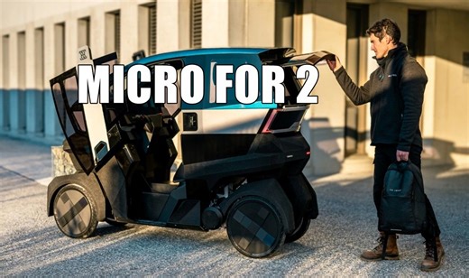 This Is Aemotion: A Tilting Microcar That's Half Motorcycle and Half Car