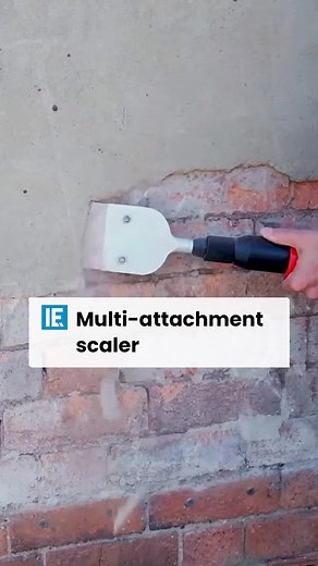 2ft long reach chisel scaler & needle attachment are the perfect tool to remove plaster. #stem