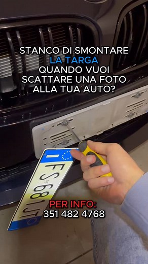 5K views · 131 reactions | Ecco come rendere la tua targa magnetica, a sganci rapido #tuning #car #portatarga #tutorial | MPureDynamics | Facebook