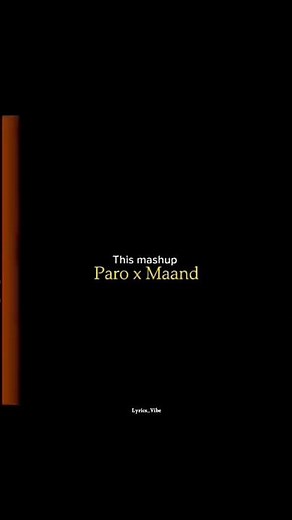 Paro × Mannd | 4K Lyrics Video | Lyrics_Vibe ✨