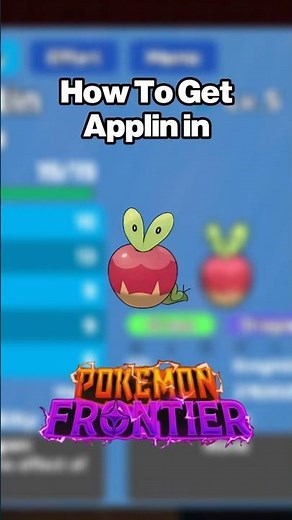 How To Get APPLIN in Pokémon Brick Bronze Frontier! #roblox #pokemonbrickbronze