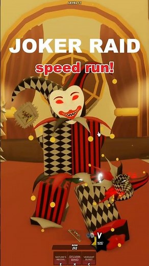 JOKER Raid SPEED RUN! -[New Boss!] Hunty Zombies- #huntyzombies #roblox #speedrun