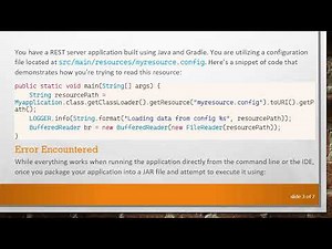 Resolving Invalid Resource Errors in Java Applications: Accessing Configuration Files from JARs