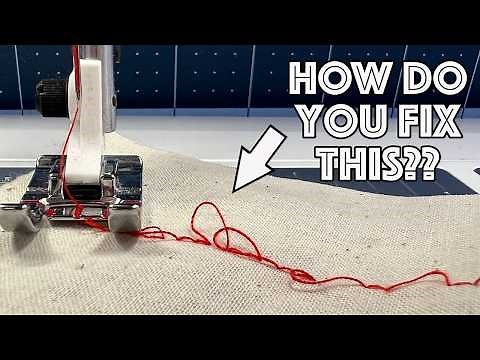 How To Fix Stitch Tension On Your Sewing Machine For Better Sewing!