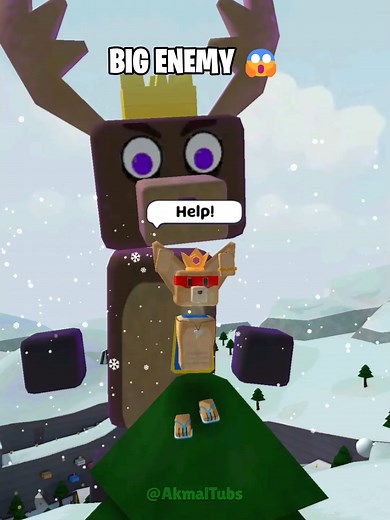 Facing the Big Enemy in Snow Valley of Super Bear Adventure