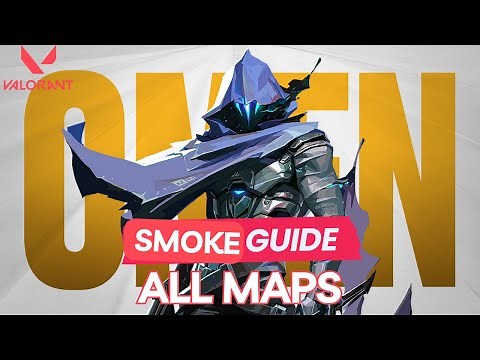 NEW Omen Smoke Lineups for all Maps 2024 - Omen Secret Smoke Guide - Valorant