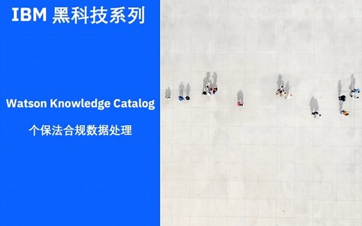 个人信息保护法安全合规的利器IBM Watson Knowledge Catalog