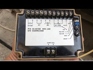 Generator Speed Controller