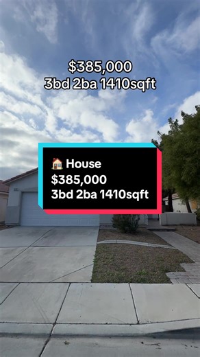 Affordable 3-Bedroom Home in North Las Vegas