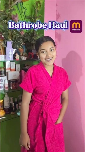 Meesho Bathrobe Haul Under ₹500 😍 Super Soft & Affordable!#shorts #ytshorts #meesho