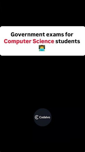 Top Government Exams for Computer Science Students | Jobs + Higher Studies