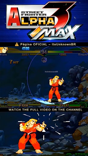 Ken crushes Sagat in Street Fighter Alpha 3 Max!