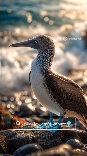 The Bird with the Blue Shoes: Why Nature Made Them This Way! 🦜💙#BlueFootedBooby #WildlifePhotography