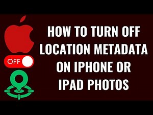 How to Turn Off Location Metadata on iPhone or iPad Photos