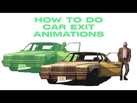 GTA V Machinima tutorial: How to do car exit animations