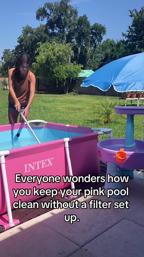 Pool Cleaning Tips for Pink Intex Pool Owners