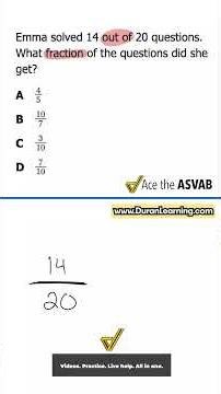 ASVAB Arithmetic Reasoning: Fraction Word Problems
