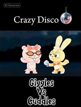 HTF Crazy Disco : Giggles Vs Cuddles