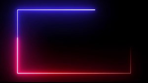 Download Abstract beautiful seamless background purple spectrum looped animation. Ultraviolet light 4k glowing line. Glowing neon rectangle border frame. for free