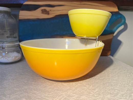 Pyrex Pineapple Party Chip and Dip Set With Bracket - Etsy