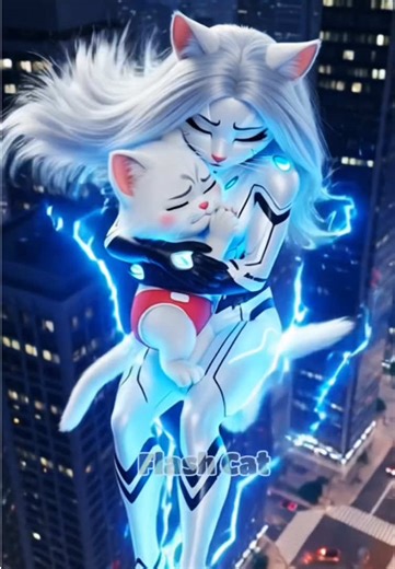 flash cat Rescue the kitten #f#flashcatc#catstoryc#catsoftiktokf#fypk#kitten