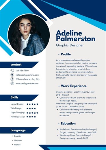 Editable Resume for Designers, Creatives & Professionals - Etsy