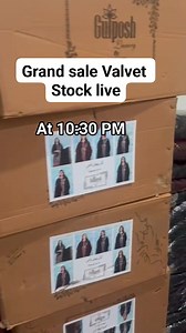 2.3K views · 26 reactions | Don't Miss live at 10:30 pm Valvet stock live | Pakistani Clothes | Facebook
