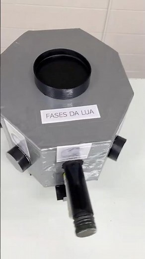🌕FASES DA LUA ( APARELHO DIDÁTICO EXPERIMENTAL)! #incrivel #astronomia #fasesdalua #ciência