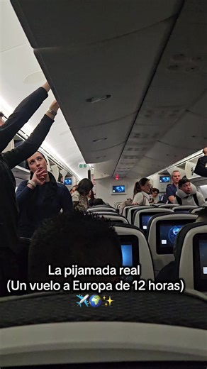 La verdadera pijama real: un vuelo a Europa
