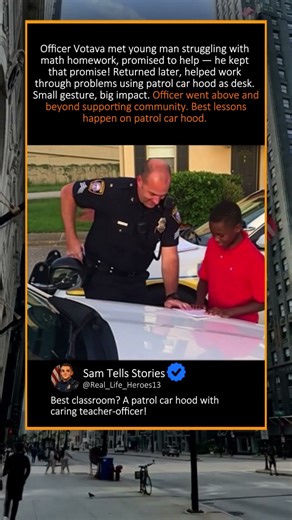 OFFICER HELPED WITH MATH HOMEWORK 📚🚔