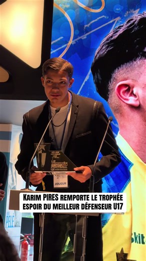 Karim PIRES : Trophée Espoir Défenseur U17
