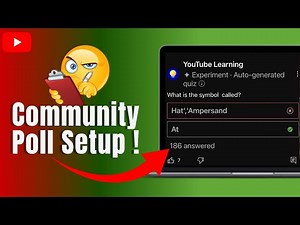 How to Create Image Polls on YouTube Community Tab [2025 Update]