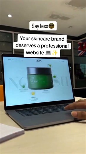 Skincare brand? Get a luxury website 🚀 #shorts