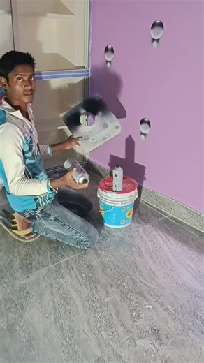 @sb_painting_work on Instagram: "Wall Design Work #artwall #shortvideo #likevideo"