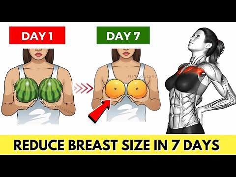 REDUCE BREAST SIZE 🔥 How To Lose Breast Fat In 7 Days? | 7 DAY WORKOUT CHALLENGE