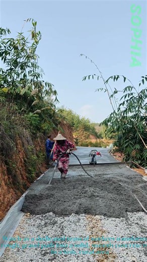 Building a Rural Road From Gravel to Smooth Concrete