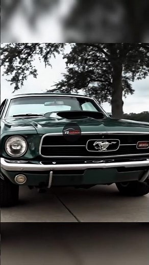 🏁Bullitt VIBES 🍀 Mean Green '67 MUSTANG Fastback Clone | Iconic Hood Scoop & Stance