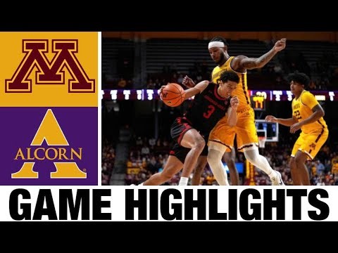 Minnesota vs Alcorn State Highlights | Men's Basketball | College Basketball 2025