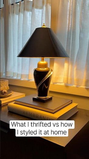 What I thrifted vs how I styled it at home #thrift #vintage #antique #homedecor #interiordesign