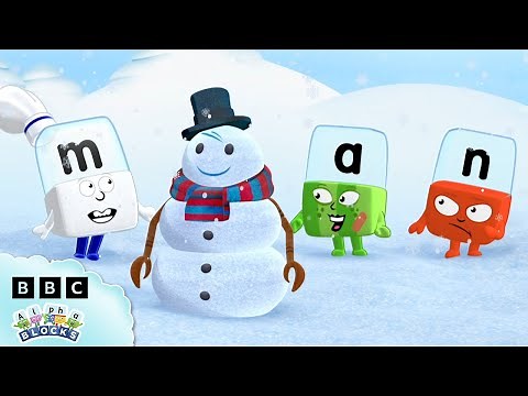 Snowman | Alphablocks Full Episode - S3 | Learn to Read | ‪@officialalphablocks‬