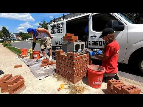 building a brick mailbox