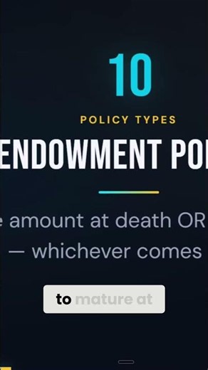 Endowment Policy Explained — Life Insurance That Pays You While You're Alive