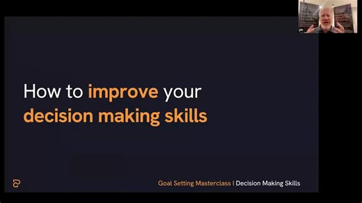 Goal Setting Masterclass - Your plan and resources