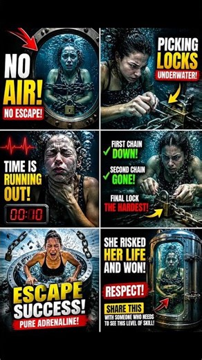 No Oxygen. No Escape. But She Did This… 😱 #shorts #usashorts #usa