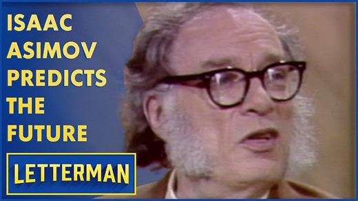 Isaac Asimov predicted pocket computers on Letterman in 1980
