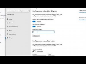 Configuracion Proxy Windows 10 Google Chrome