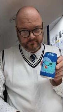 QDOL POKEMON Grape Soda Taste Test Soft Drink Chinese sparkling water (Bulbasaur)