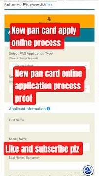 New Pan Card Apply Online | Pan Card Kaise Banaye | How to Apply Pan Card Online | New Process 2026