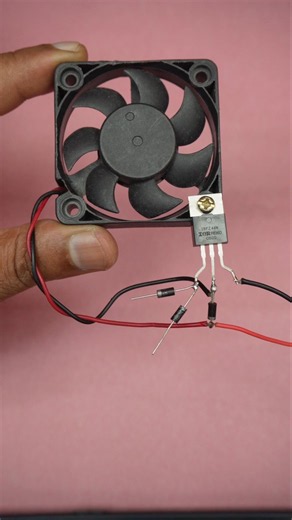 touch motor control circuit using mosfet #diy #touchswitch #motorcontroller #electronics